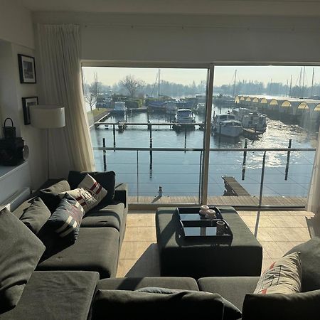 The Boathouse With Boat Villa Aalsmeer Exterior photo