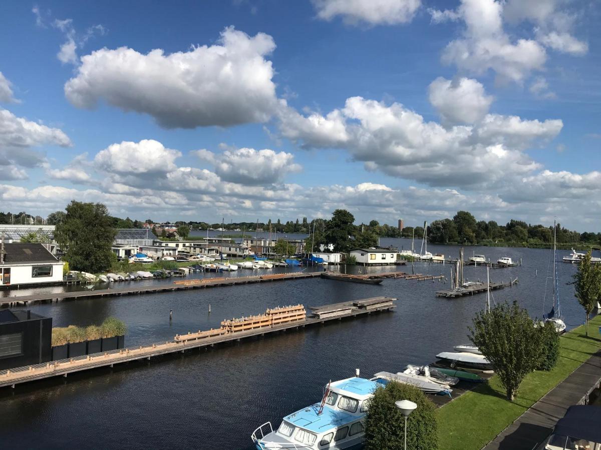 The Boathouse With Boat Villa Aalsmeer Exterior photo